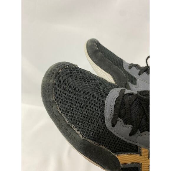 ASICS MATFLEX WRESTLING SHOES MEN'S sz 9 Black and Gray - Picture 8 of 10